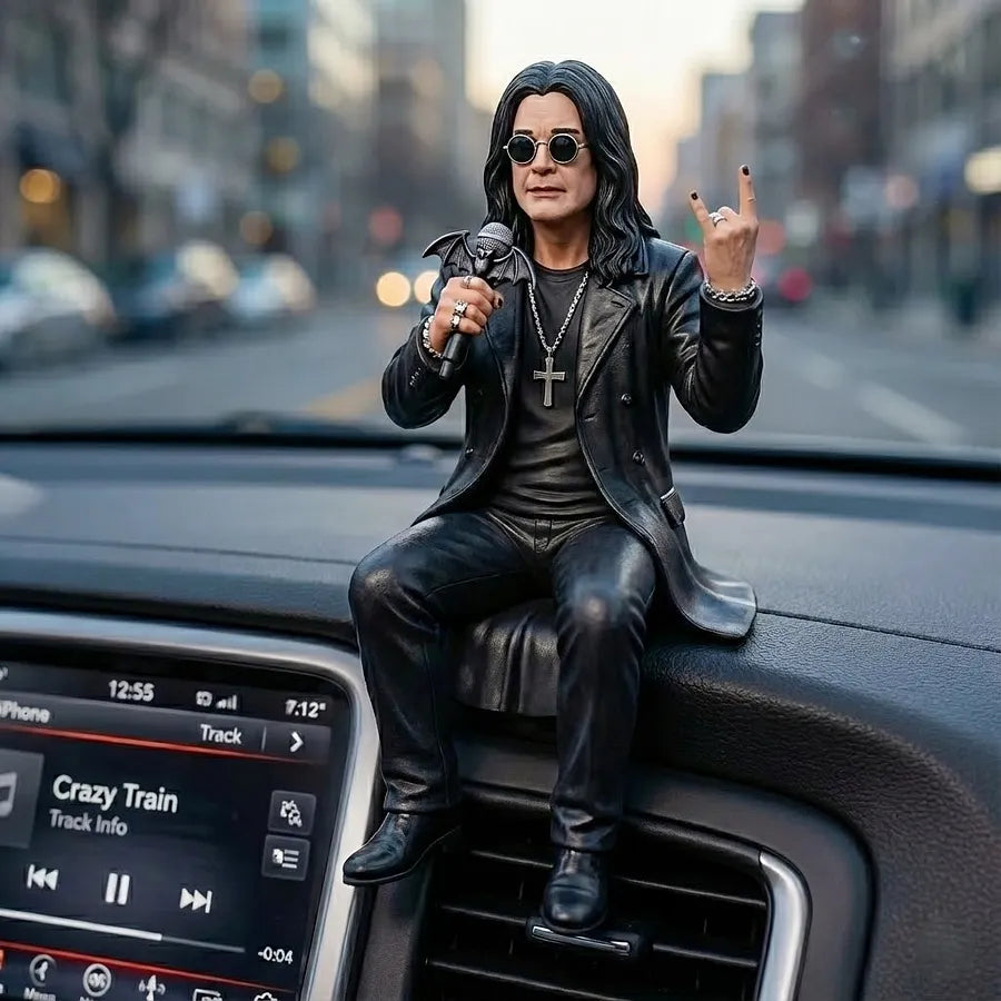 🔥Most Popular in 2026🔥15cm Hand-Painted Rock Legend Dashboard Figurine