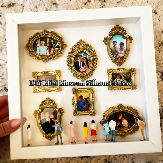 🔥Most Popular in 2026🔥✨DIY Mini Museum Silhouette Box – Celebrate Your Unique Memories in Style 💖