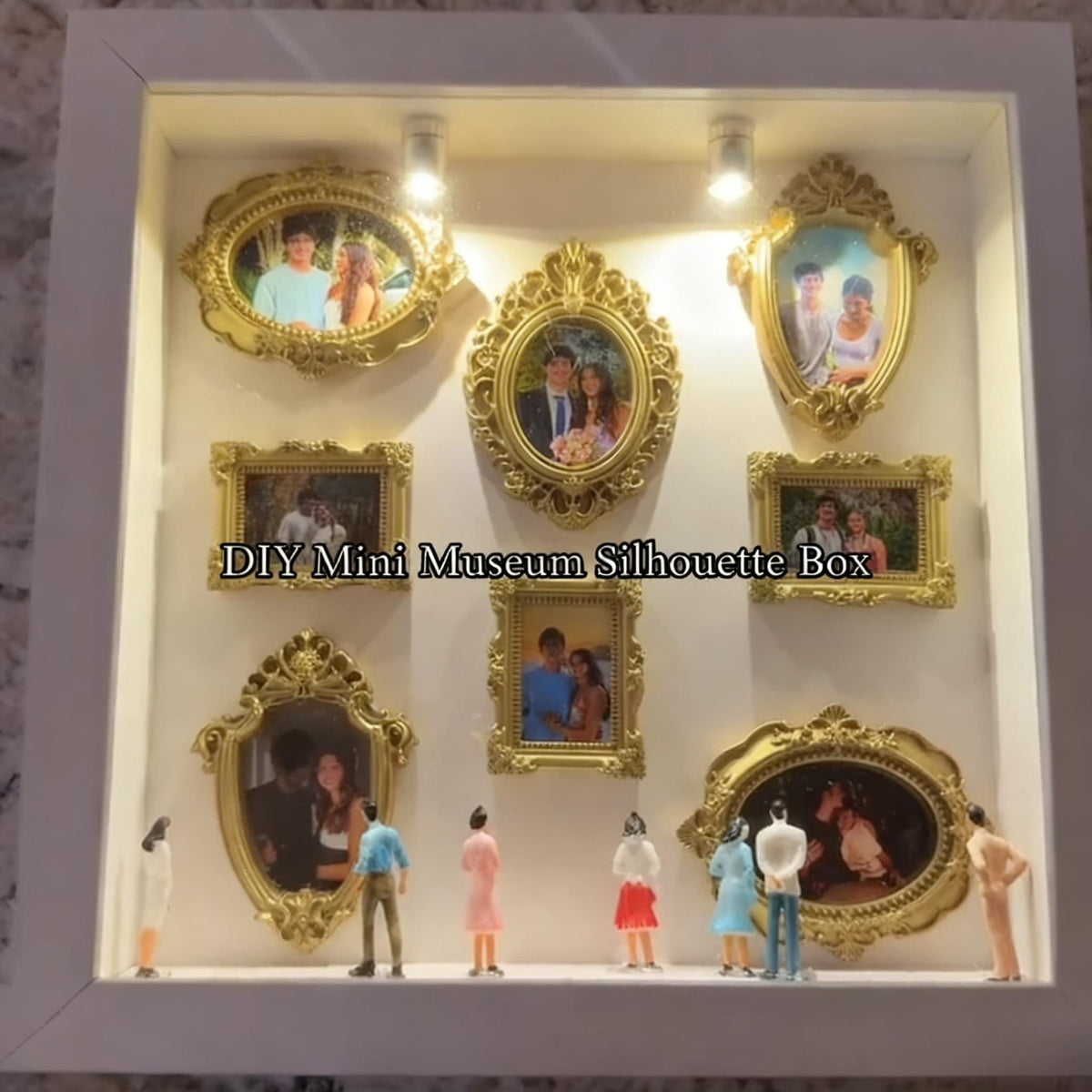 🔥Most Popular in 2026🔥✨DIY Mini Museum Silhouette Box – Celebrate Your Unique Memories in Style 💖